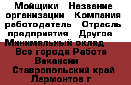 Мойщики › Название организации ­ Компания-работодатель › Отрасль предприятия ­ Другое › Минимальный оклад ­ 1 - Все города Работа » Вакансии   . Ставропольский край,Лермонтов г.